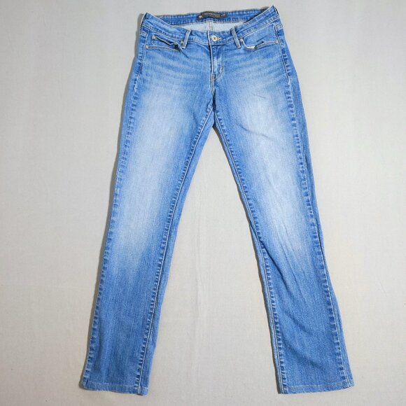 Levi's jeans women's sz 6/28 denim blue colour Demi Curve Modern Rise Straight - Picture 1 of 16